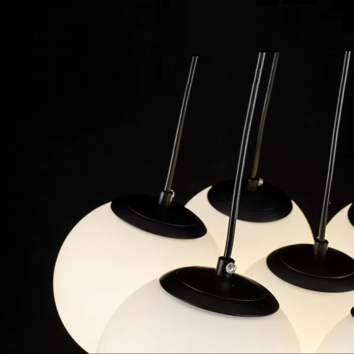 LP5225-7P Lustra Moon Lampardi 6+1 D150mm/E27*7 - img 12