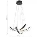 LP5229-D60 Lustra Saturn Lampardi D600/4LED/2.4G/3 color - img 3