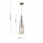 LP4038-1P Suspensie UNoire Lampardi E27 1*40W	450*1200 - img 3