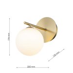 LP5346-1W Aplica Lampardi SPHERE - img 3