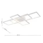 FL6596-C Lustra Tess Flitz Leuchten 116W/895x500x75 - img 3
