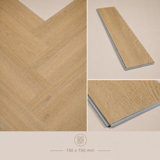 NG61140-10-HB Laminat SPC Herringbone, 150*750*5.5,1 cut 16pcs=1.800m2 