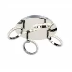 LP472-4C Lustra Mirmar Lampardi  4x6w LED/H15cm D30cm - img 1