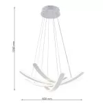 LP5230-D60 Lustra Saturn Lampardi D600/4LED/2.4G/3color - img 3