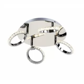 LP472-4C Lustra Mirmar Lampardi  4x6w LED/H15cm D30cm