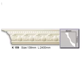 K159 Cornisa cu ornament Harmony 114x80x2400