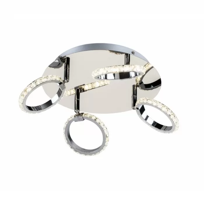 LP472-4C Lustra Mirmar Lampardi  4x6w LED/H15cm D30cm - img 1