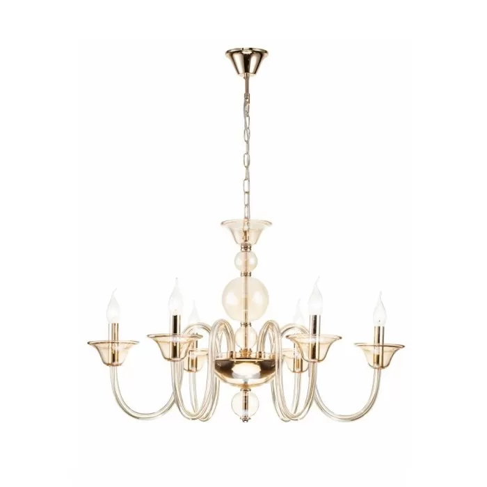LP134-6 Lustra Monone Lampardi 6x40w E14/H50-120cm D76cm - img 1