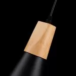 LP5016-1P Suspensie Scandiv Black Lampardi 1x60w E27/H50-120cm D16cm - img 6