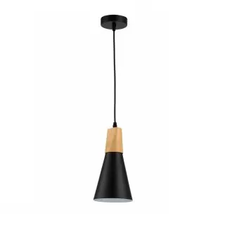 LP5016-1P Suspensie Scandiv Black Lampardi 1x60w E27/H50-120cm D16cm