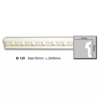 M125 (AC255) Molding ornament Harmony 50x17x2400