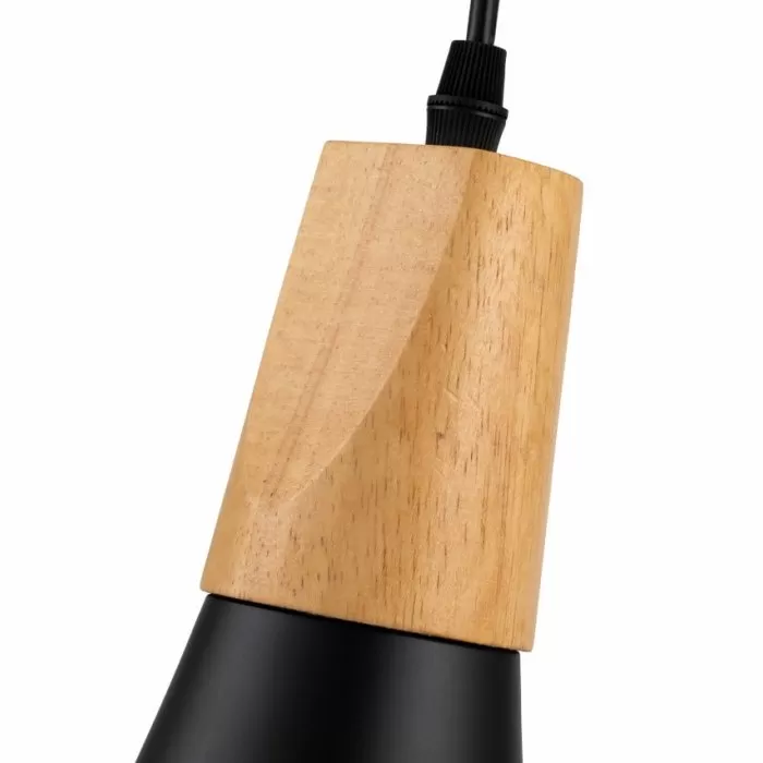 LP5016-1P Suspensie Scandiv Black Lampardi 1x60w E27/H50-120cm D16cm - img 7