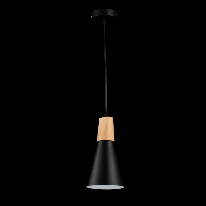 LP5016-1P Suspensie Scandiv Black Lampardi 1x60w E27/H50-120cm D16cm - img 4