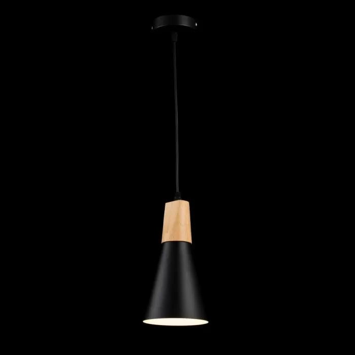 LP5016-1P Suspensie Scandiv Black Lampardi 1x60w E27/H50-120cm D16cm - img 2