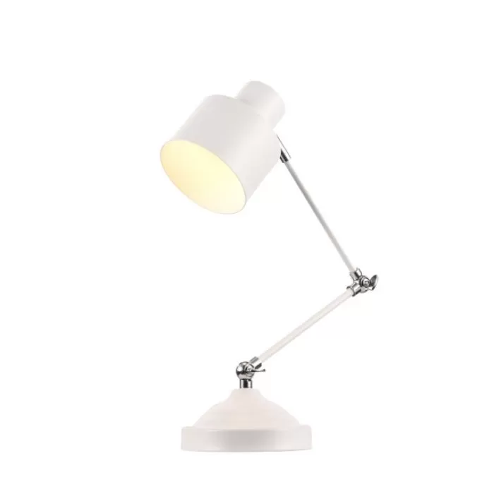 LP572-1T Veioza Malmo White Lampardi 1x60w E27/ H60cm D15cm - img 2