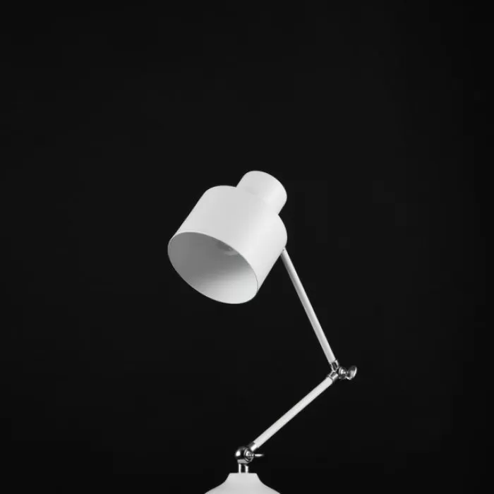 LP572-1T Veioza Malmo White Lampardi 1x60w E27/ H60cm D15cm - img 3