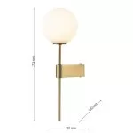LP4031-1W Aplica NERO Lampardi G9 1*40W/W120*H373*E160 - img 2