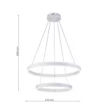 FL6033-2P Lustra Helix WH Flitz 67W 610*H1000 - img 3