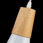 LP5017-1P Suspensie Scandiv White Lampardi 1x60w E27/H50-120cm D16cm - img 9