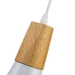 LP5017-1P Suspensie Scandiv White Lampardi 1x60w E27/H50-120cm D16cm - img 8