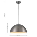 LP4042-1P Suspensie Haloa Lampardi E27 1*60W/D350*1200 - img 3