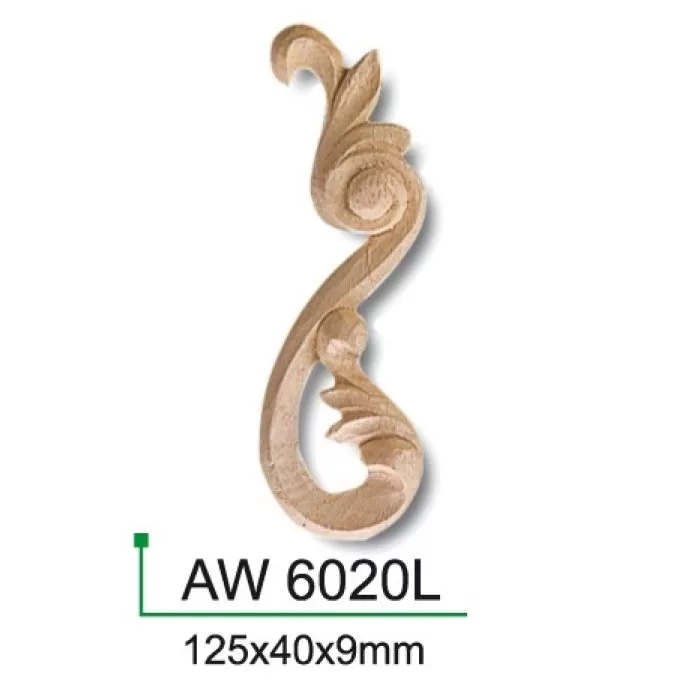 AW6020L/R Ornament Gaudi Decor 125x40x9 - img 1