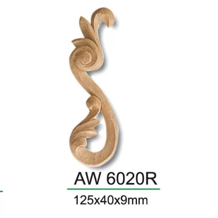 AW6020L/R Ornament Gaudi Decor 125x40x9 - img 2