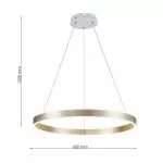 FL6034-1P Lustra Helix WH/GD Flitz 610*H1000 - img 3
