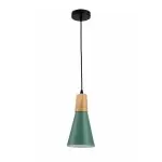 LP5018-1P Suspensie Scandiv Green Lampardi 1x60w E27/H50-120cm D16cm - img 1
