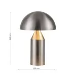 LP4042-1T Veioza Haloa Lampardi E14 2*60W/D250*360 copper - img 3