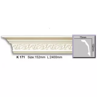 K171 Cornisa cu ornament Harmony 132X75X2400