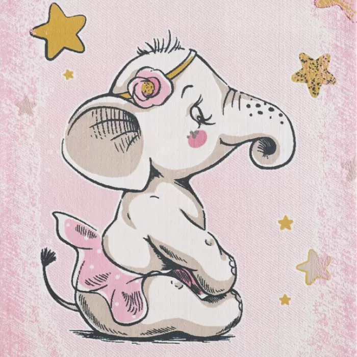 KD27A Elefant Covor Hello Kidz 80 x 150 Royal - img 1