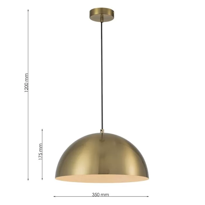 LP4040-1P Suspensie Haloa Lampardi E27 1*60W/D350*1200 - img 3