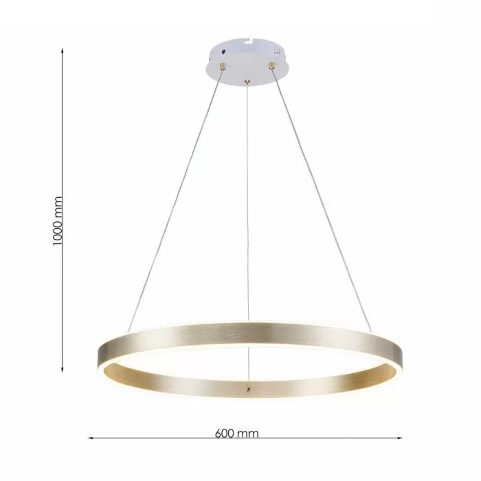 FL6034-1P Lustra Helix WH/GD Flitz 610*H1000 - img 3