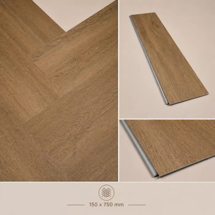 NG6919-59-HB Laminat SPC Herringbone 150*750*5.5 , 1 cut 16pcs=1.800m2 - img 1
