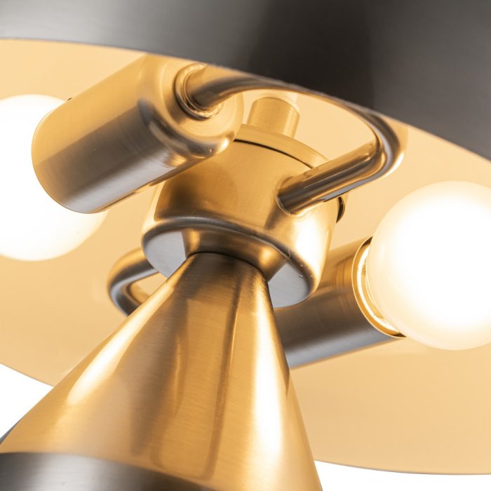 LP4042-1T Veioza Haloa Lampardi E14 2*60W/D250*360 copper - img 7