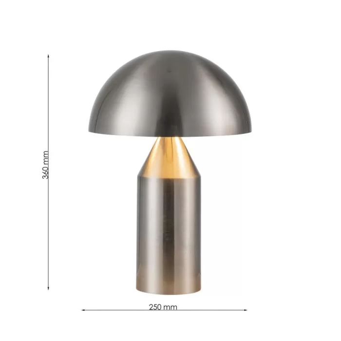 LP4042-1T Veioza Haloa Lampardi E14 2*60W/D250*360 copper - img 3