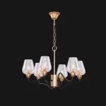 LP461-6 Lustra Americano Lampardi 6x40w E14/H55-120cm D60cm - img 2