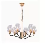 LP461-6 Lustra Americano Lampardi 6x40w E14/H55-120cm D60cm - img 1