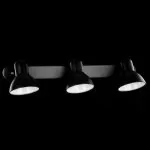 FL701-3W Lustra Robi black Flitz 3x60w E27/H150mmD580mm W200 - img 3