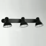 FL701-3W Lustra Robi black Flitz 3x60w E27/H150mmD580mm W200 - img 2