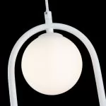 LP693-2P Suspensie Nero White Lampardi 2x50w G9/H50-120cm D13cm - img 4