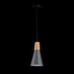 LP5019-1P Suspensie Scandiv Gray Lampardi 1x60w E27/H50-120cm D16cm - img 4