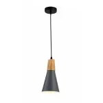 LP5019-1P Suspensie Scandiv Gray Lampardi 1x60w E27/H50-120cm D16cm - img 3
