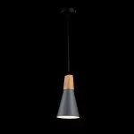 LP5019-1P Suspensie Scandiv Gray Lampardi 1x60w E27/H50-120cm D16cm - img 2