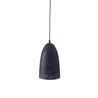 LP519-1P Suspensie Edoardo Black Lampardi 1x60w E27/H110cm D16cm