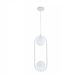 LP693-2P Suspensie Nero White Lampardi 2x50w G9/H50-120cm D13cm