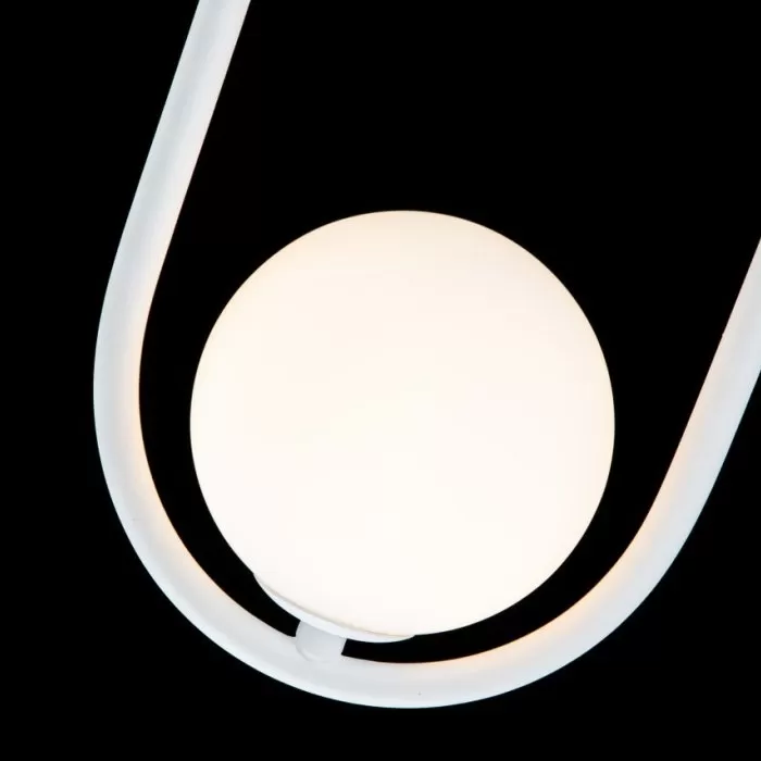 LP693-2P Suspensie Nero White Lampardi 2x50w G9/H50-120cm D13cm - img 5