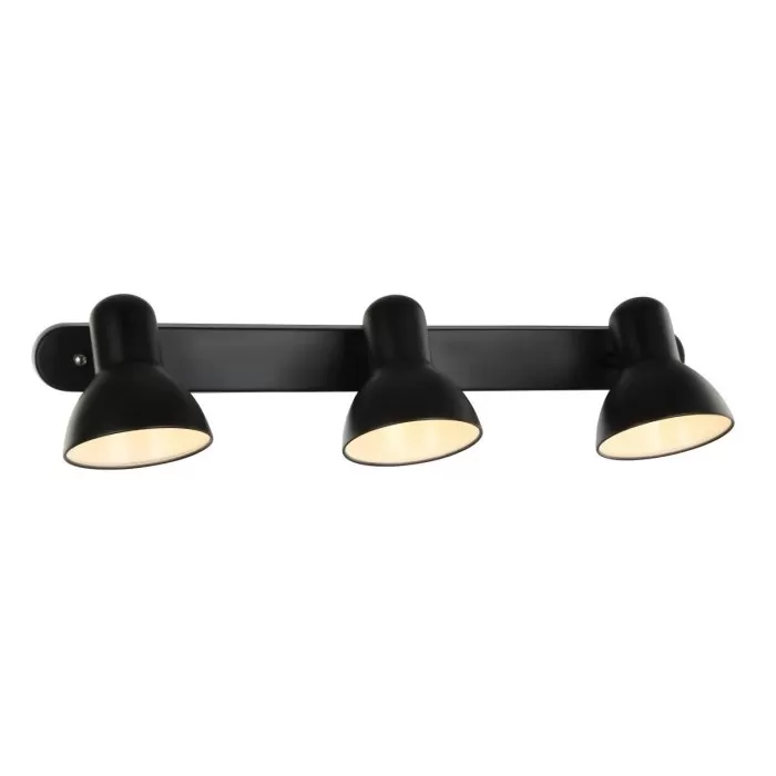 FL701-3W Lustra Robi black Flitz 3x60w E27/H150mmD580mm W200 - img 1
