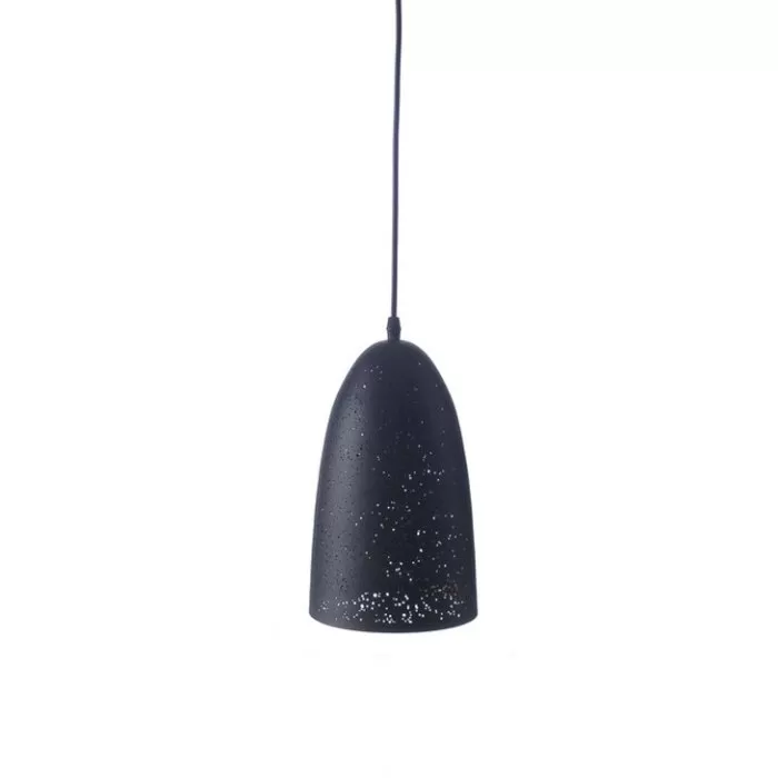 LP519-1P Suspensie Edoardo Black Lampardi 1x60w E27/H110cm D16cm - img 1